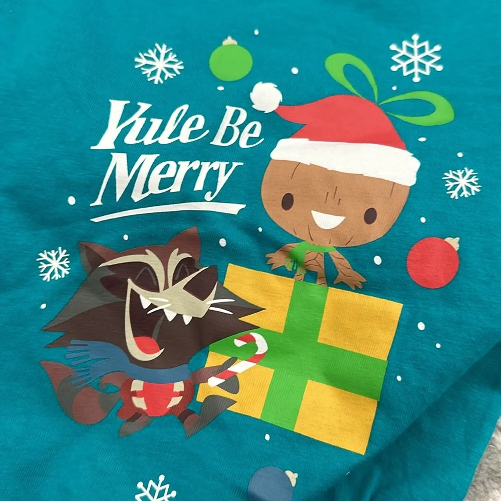 Disney guardians of the galaxy groot and rocket Christmas pet t-shirt
